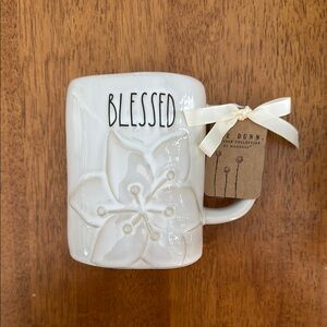 Rae Dunn 'Blessed' White Mug